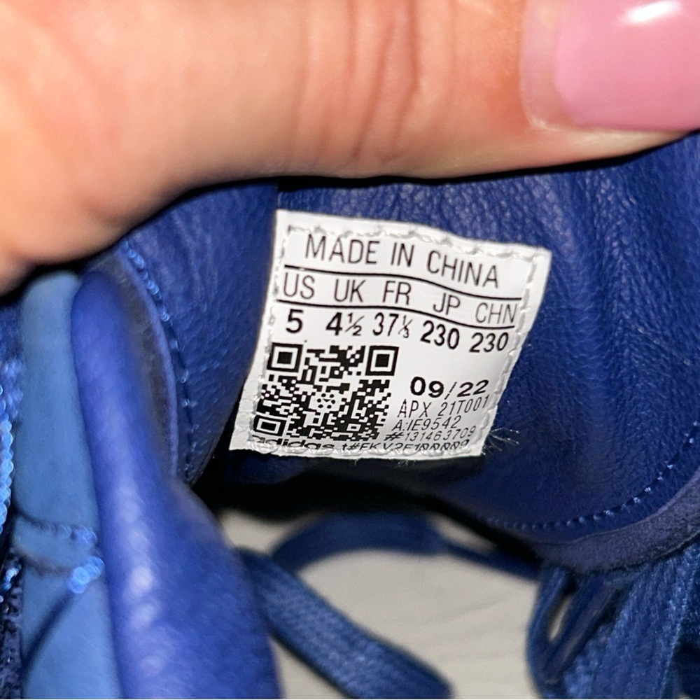 Adidas Y-3 Royal Blue Platform Sneakers - Picture 9 of 9